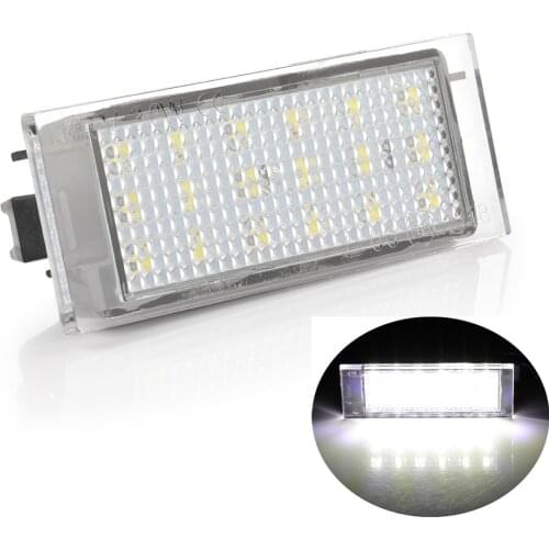 2pcs LED SMD Number License Plate Lights Lamp License Plate Lights For Renault Megane 3 Clio Laguna 2 Megane 3 Twingo Master