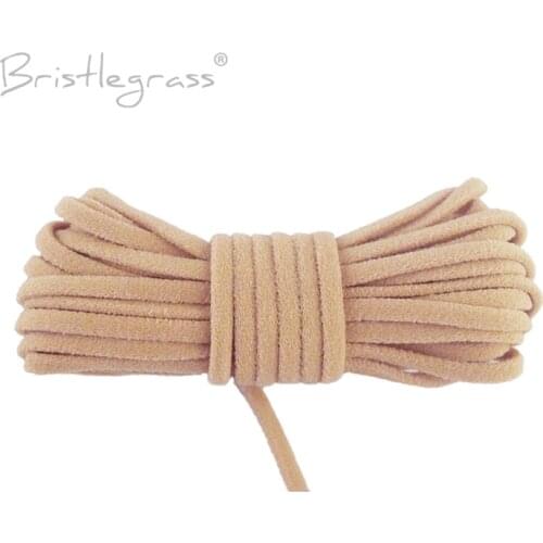 BRISTLEGRASS 100 Yard by Roll 1/8" 3mm Nylon Skinny Elastic Tubular Cord Tube Rope String Spandex Band Face Wear Ear Loop Sewing
