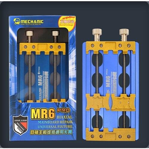 Universal Mobile Phone Biaxial Motherboard Fixture PCB IC Chip BGA Holder Repair Bearing Jig Degumming Hand Tool MR6 Pro