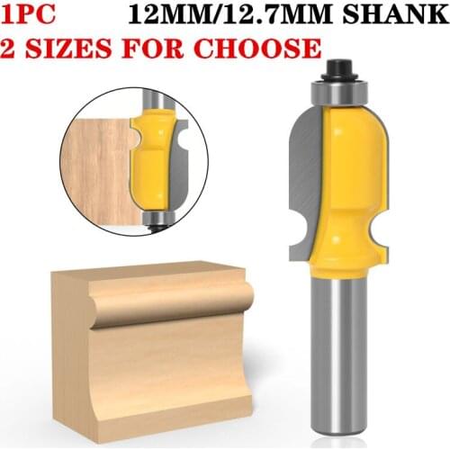 1PC 12.7mm 1/2" Shank Architectural Line Knife Cutter Molding Router Bits For Wood Woodworking Tenon Cutting Tools Cheap Price