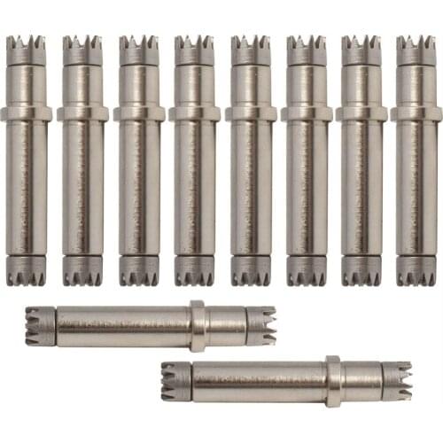 10pcs Drive Shaft for Dental Low Speed Handpiece E Type Contra Angle Handpiece 1:1 Latch and Push