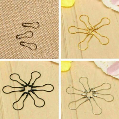 100Pcs Calabash Bulb Gourd Pear Shape Small Coilless Tag Fastener Craft Pin