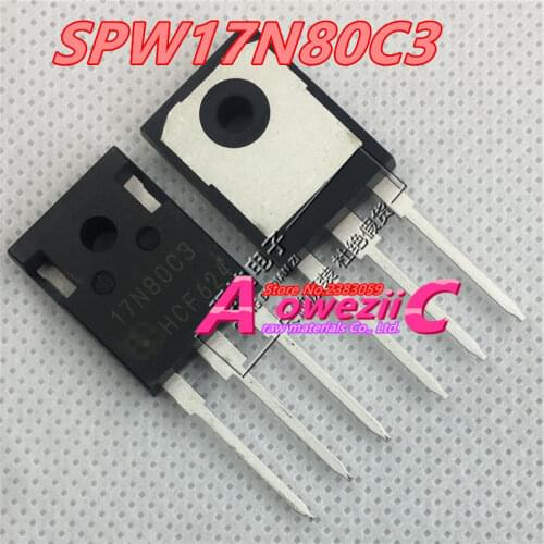 Aoweziic 2019+ 100% new imported original SPW17N80C3 17N80C3 SPW17N80C3 TO-247 N channel fet 800V 17A
