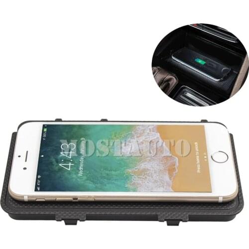 The Phone With QI Wireless Charging For Volkswagen VW Jetta Wireless Car Charger Wireless Phone Fast Charging Pad 2018-2021