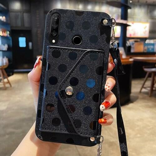 For Huawei P30 Lite Case Wallet Card bag Etui Huawei Y8p P30 Pro Honor 9X Premium 20S Phone Case Cute Color Leather Back Cover