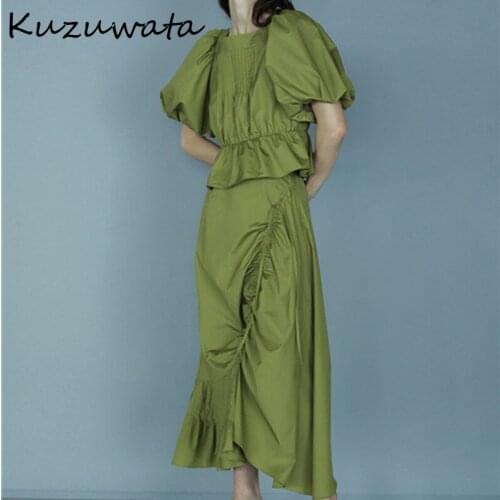 Женские юбки в складку Kuzuwata China At AliExpress