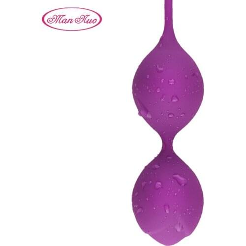 Man Nuo Vaginal Geisha Ball Silicone Vibrator Smart Ball Kegel Ball Vagina Tighten Exercise Machine Vibrator Sex Toy for Women