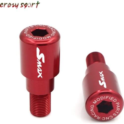 Handlebar Grip Bar Ends Slider For YAMAHA SMAX155 S MAX155 SMAX 155 2015 2016 2017 Motorcycle Accessories CNC With Logo
