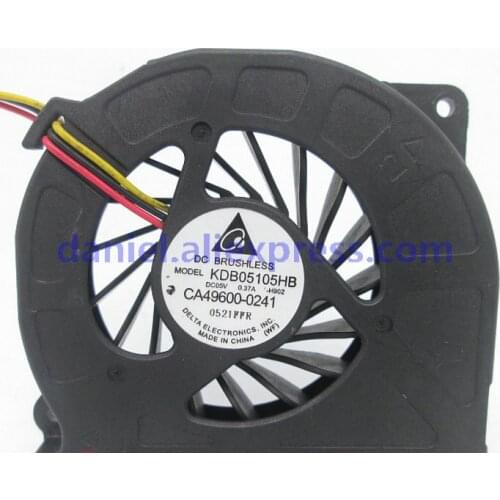 Original Delta KDB05105HB-H902 5V 0.37A 3 line Fujitsu SH760 SH560 T900 NH900 T730 notebook CPU cooling fan