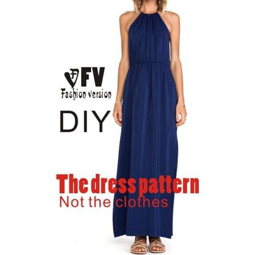 Dresses Sewing Pattern Template Cutting drawing Clothing DIY ((Not selling clothes)) BLQ- 127