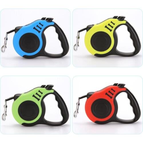 3m 5m Durable Leash Automatic Retractable Nylon Cat Lead Extension Puppy Walking Running Lead Roulette For Dogs