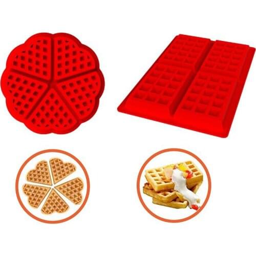 Silicone Cake Mould Waffle Mould Bakeware DIY Modle Kitchen Cooking Cake Makers Tool