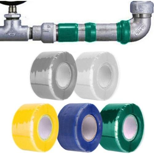 1.5m X 2.5cm Waterproof Super Strong Fiber Tape Stop Leaks Seal Repair Waterproof Tape Performance Self Fix Tape Adhesive Tape