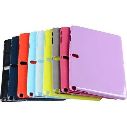 Slim Soft Silicon Rubber TPU Gel Protector Cover Tablet Protective Case for Samsung Galaxy Note 10.1 2014 Edition P600 P601