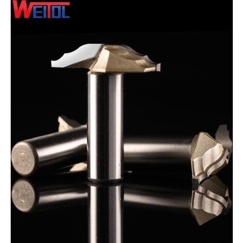 Weitol free shipping 1 pcs 12.7 mm carbide wood router bit cabinet pattern router bit classical plunge bit for cutting MDF