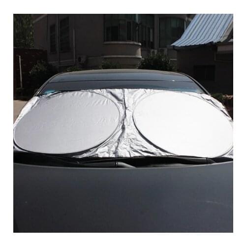 150x70cm Car Windshield Sunshade Sun Visor Sun Visor Universal Portable Folding Protective Awning Curtains Auto Parts