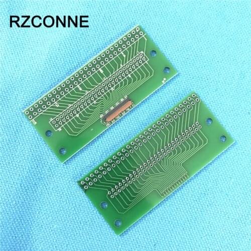 2pcs 45Pin Connector Adapter ZIF 0.3mm Pitch to 2.0mm 2.54mm cable DIP FPC LVDs MIPI Adapter test board