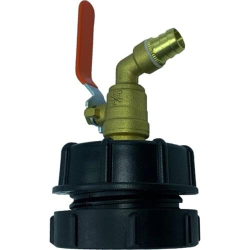 IBC Water Tank Adapter 62mm Thread Brass Valve 14mm Connector Fittings Parts