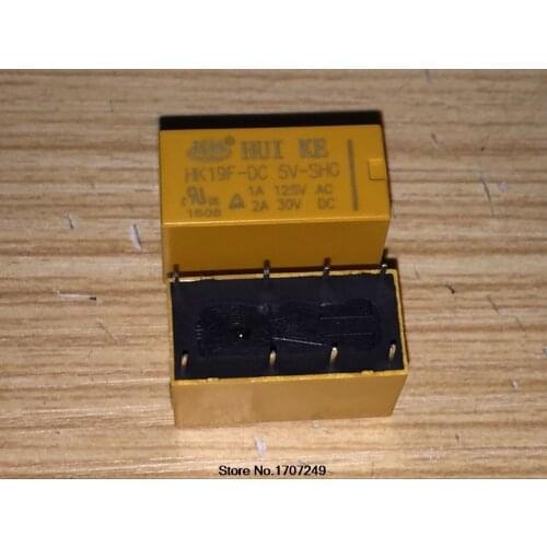 Free Shipping 100% new original authentic HUI KE relay HK19F-DC5V-SHG HK19F-5V-SHG 8PIN 5V relay