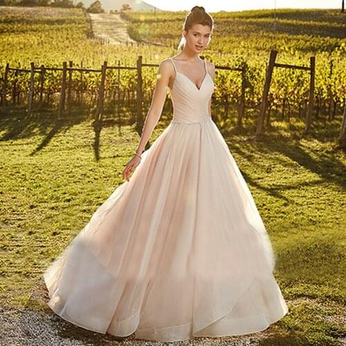 Boho Africa Spaghetti Strap A Line Beaded Sash Beach Vintage Bridal Gowns Custom Bohemian Wedding Dress Plus Size 2021