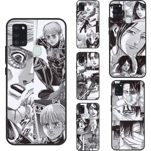 Attack On Titan Manga Collage For Samsung A51 A71 A11 M21 M31 A31 Case For Galaxy A20e A21S A10 A30 A40 A50 A70 Cover
