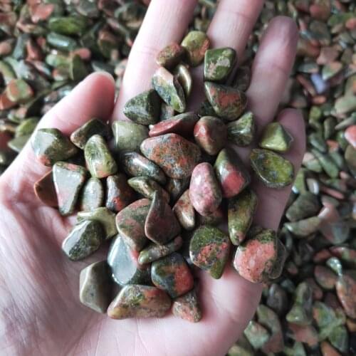 Hot Natural unakite Gravel tumbled Stone Polished Specimen Healing Stones for decoration