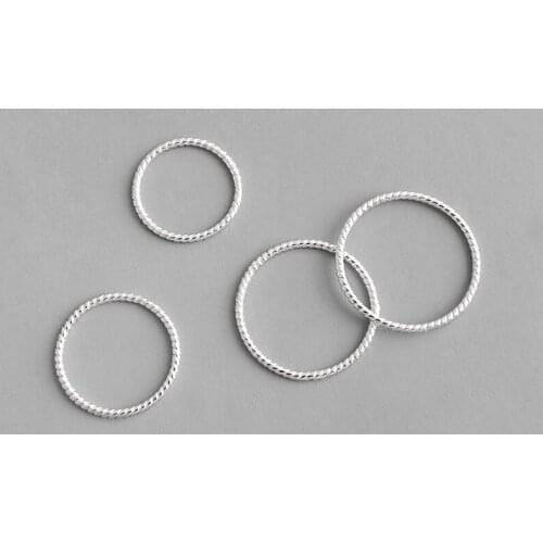 Genuine Pure 100% 925 Sterling Silver knuckle ring set small finger MIDI finger ring simple design fashion jewelry rings women