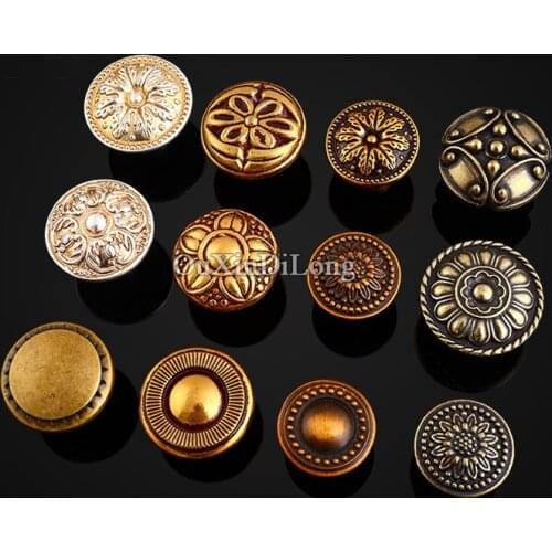 Retro Style 10PCS Solid Zinc Alloy Furniture Handles European Antique Cupboard Wardrobe Drawer Cabinet Door Handles and Knobs
