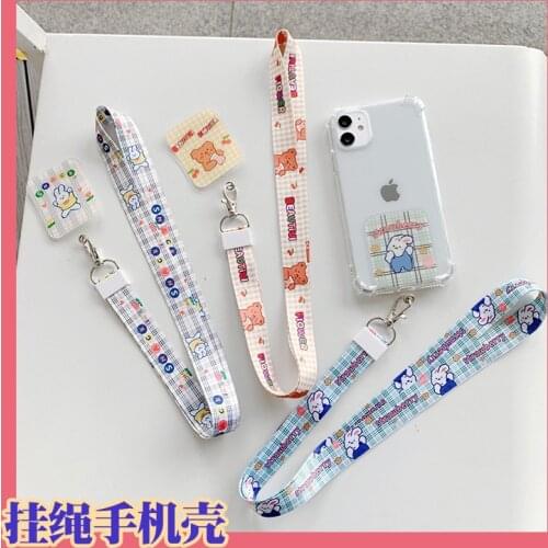 Cartoon Nurse Lanyard Keychain Doctor Neckband Lanyard Badge Anti-lost ID Card Keychain Accessories