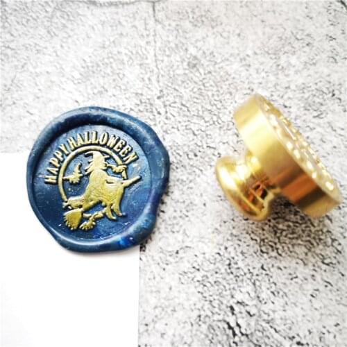 2020 new Halloween gifts hallows' day festival holiday Hallowmas ghosts and monsters Pirate Alien visitors Hag wax seal stamp