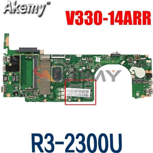NEW MB LA-F485P Mainboard For Lenovo V330-14ARR V330-15ARR Laptop Motherboard 5B20R54431 with Ryzen R3-2300U CPU + 4GB RAM