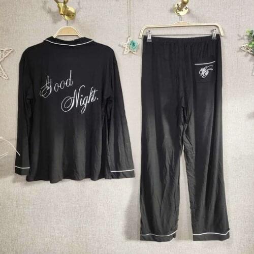 Black Womens Pajamas Sex Hot Modal Cool 2Piece/Set Female Pyjama Big Size Pjs Home Casual 2020 Fashion Top Sleepwear Clothes