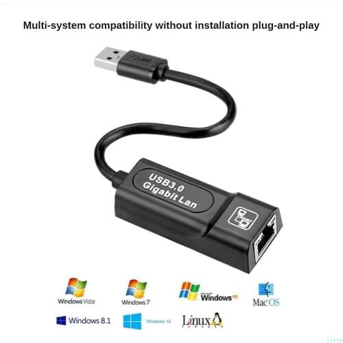 USB 3.0 2.0 Typc C USB Rj45 Lan Ethernet Adapter Network Card to RJ45 Lan Ethernet Adapter for Windows 10 Macbook Xiaomi LaptopS