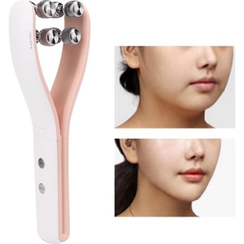 Face Massage Roller V Face EMS Lifting Tightening Anti-Wrinkle Face Face Lifting Tightening Massager Double Chin Removal