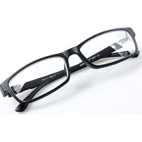 -1.0 -1.5 -2.0 -2.5 -3.0 -3.5 -4.0~-6.0 Myopia Memory Frame HD Resin Finished Myopia Glasses Men Women Shortsighted Eyeglasses