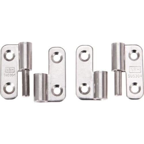 1PC Cabinet Removable Hinge Furniture Fittings Stainless Steel Heavy Duty Cabinet Door Hinge for Toolbox Wooden Box 37*34mm