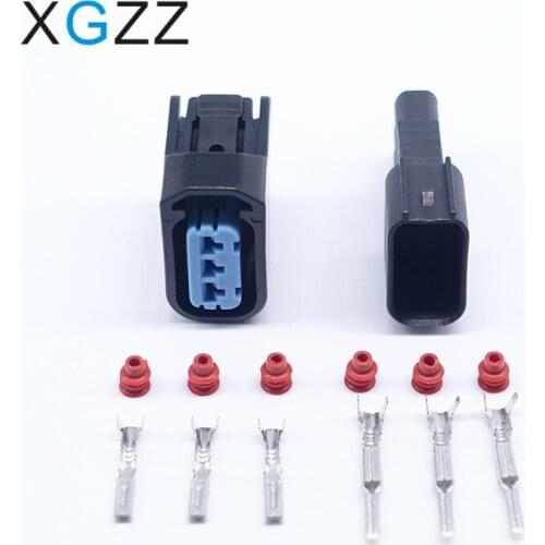 5Sets K-Series And S2000 Coil Pack 3 Pin Sumitomo Wire Connector 6189-0728 For Honda Automotive Waterproof Connector