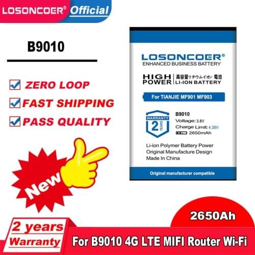 2650mAh For ES-M5 Battery Model B9010 N710 4G LTE MIFI Router Wi-Fi LTE WIFI Portable WIFI Battery Wireless Router Battery