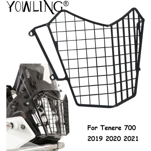 For Yamaha Tenere 700 Tenere700 2019 2020 2021 Motorcycle Accessories Headlight Protector Cover Grill Headlight Protection Guard