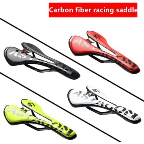 ASIACOM Carbon Leather Bicycle Soft Wide Saddle Road Bike MTB Seat Cushion Folding Mountain Bike Saddle Bicycle Parts