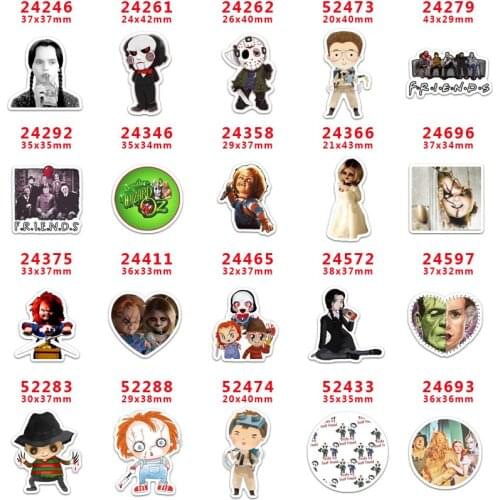 Free shipping Halloween skull resin for bows 30 pcs planar resin PR24246