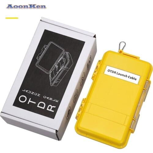 Free Shipping SC/APC-LC/UPC OTDR Zone Eliminator Fiber Rings Fiber Optic OTDR Launch Cable Box 500M 1Km 2Km SM 1310/1550nm