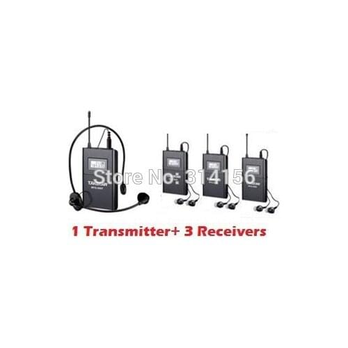 Takstar WTG-500/WTG 500 UHF Wireless Tour Guide System for Tourist guide/Simultaneous interpretation 1 Transmitter+3 Receivers