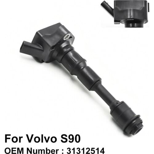 COWTOTAL Ignition Coil for Volvo S90 Engine Code B4204T27 2.0T OEM 31312514 ( Pack of 4 )