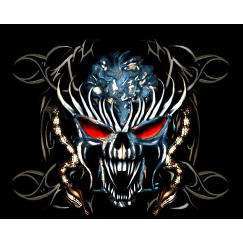 ArtBack full square / round 5d diy diamond painting skull portrait pattern 3d mosaic diamond embroidery home decoration