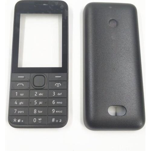 Full Housing For Nokia 208 New Full Complete Mobile Phone Housing Cover Case+English Keypad