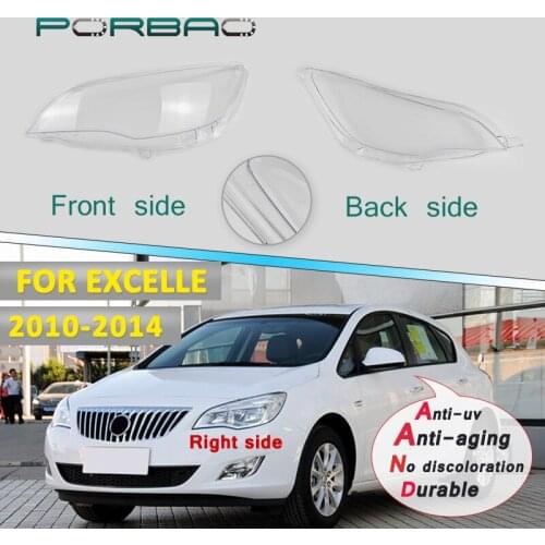 Headlight Transparent lens Cover for Buick for Excelle XT Headlamp Clear Shell 10-20 4Doors Car Lampshade Replacement DIY
