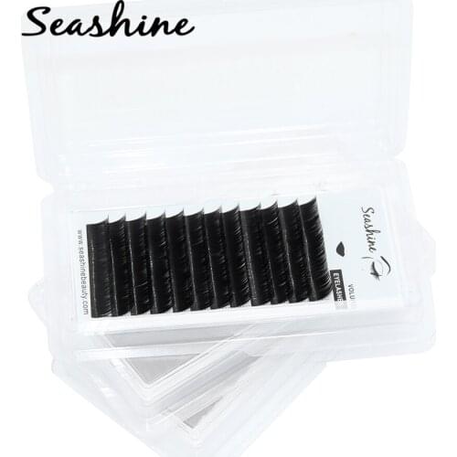 Seashine Mix Length High Quality Individual Eyelash Extension Classic Russian Volume Lash False Eyelash Extension Supplies