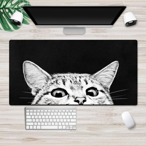 Cute cartoon mouse pad large internet cafe computer desk mat non-slip gaming mouse pad