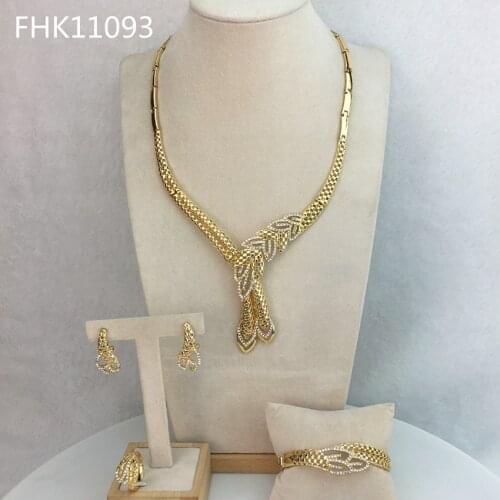 Yuminglai 2021 New Arrival Unique Jewelry Fashion Jewelry Sets for Women FHK11093